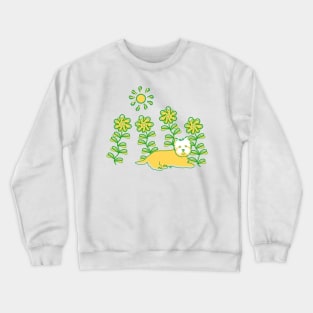 West Highland White Terrier in the Garden Crewneck Sweatshirt